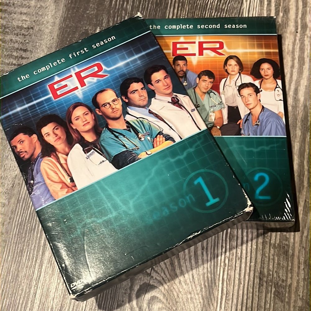 ER season 1 & 2 dvd sets